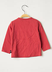 T-shirt rouge NANO & NANETTE pour garçon seconde vue