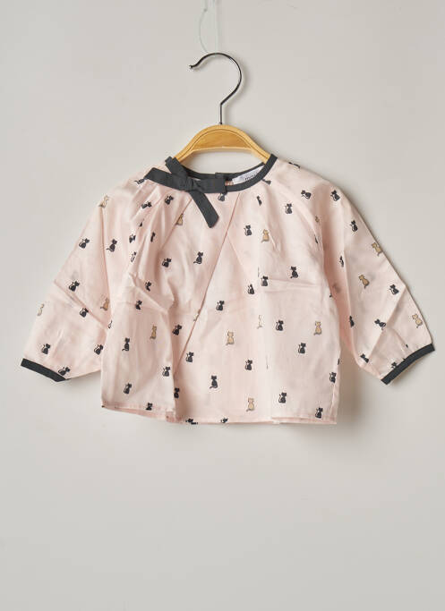 Blouse manches longues manches longues rose MARESE fille