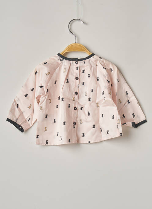 Blouse manches longues manches longues rose MARESE fille