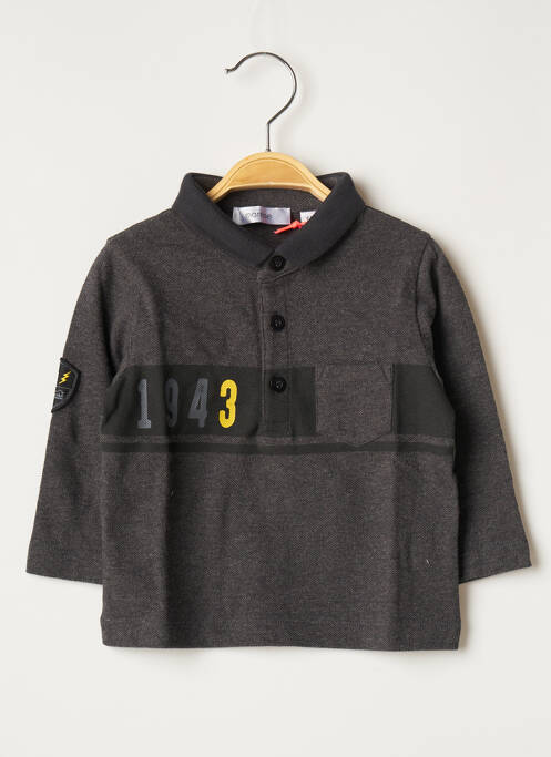 Polo manches longues manches longues gris MARESE garcon