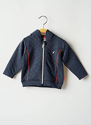 Veste casual col rond bleu NANO & NANETTE fille