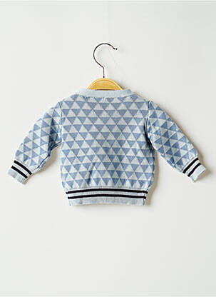 Gilet manches longues maille fine bleu MARESE garçon