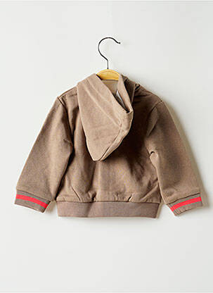 Veste casual col rond marron NANO & NANETTE fille