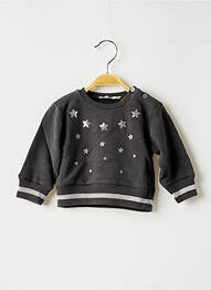 Sweat-shirt broderie sequins manches longues gris MARESE fille