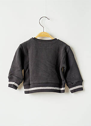 Sweat-shirt broderie sequins manches longues gris MARESE fille