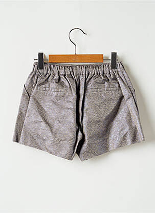 Short poches taille élastique gris MARESE fille