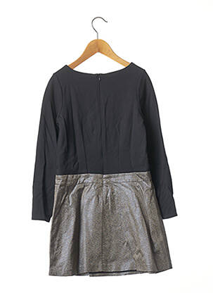 Robe mi-longue fermeture zippée au dos manches longues bleu MARESE fille