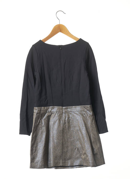 Robe mi-longue fermeture zippée au dos manches longues bleu MARESE fille