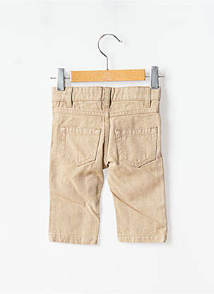 Pantalon droit coupe droite taille ajustable marron MARESE garcon