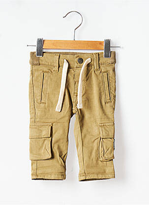 Pantalon cargo slim taille ajustable vert MARESE garçon