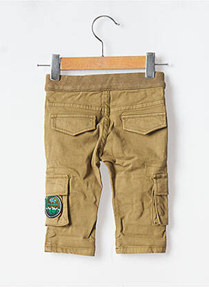 Pantalon cargo slim taille ajustable vert MARESE garçon