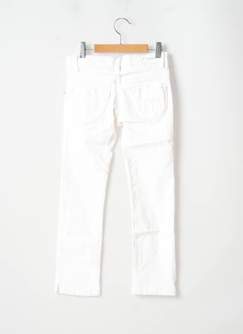 Jeans coupe slim blanc MARESE fille