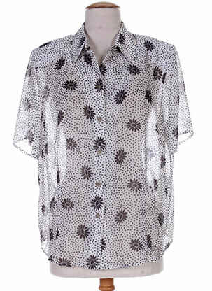 Chemisier imprimé fantaisie gris KARTING femme