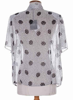 Chemisier imprimé fantaisie gris KARTING femme