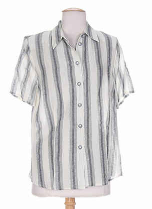 Chemisier coupe cintrée gris KARTING femme