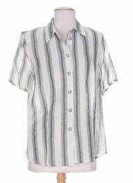Chemisier coupe cintrée gris KARTING femme