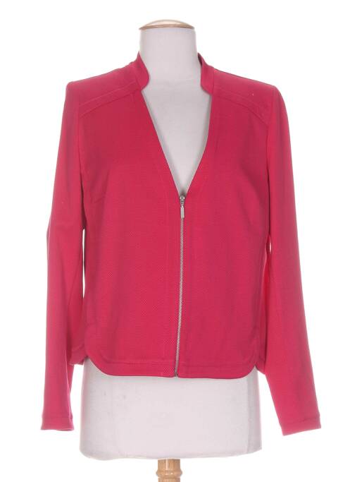 Veste casual coupe droite rose KARTING femme