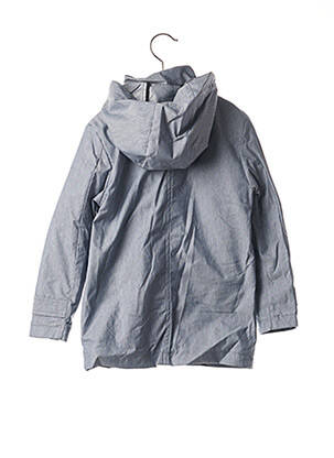Imperméable coupe droite a capuche bleu MARESE garçon