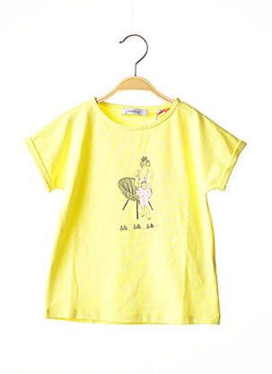 T-shirt jaune MARESE pour fille