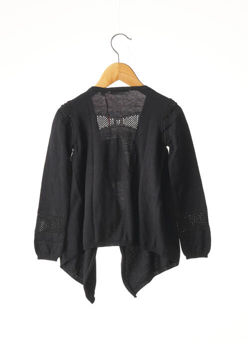 Gilet manches longues noir MARESE pour fille