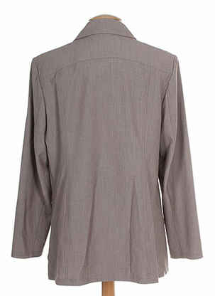 Veste casual col tailleur beige KARTING femme