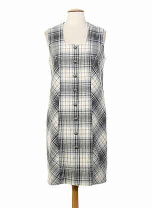 Robe mi-longue sans manche sans manche gris KARTING femme