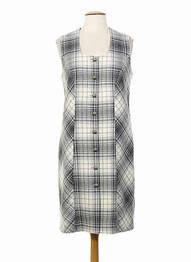 Robe mi-longue sans manche sans manche gris KARTING femme