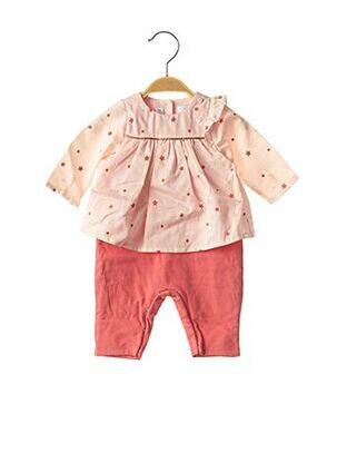 Combi-pantalon imprimé fantaisie rose MARESE fille