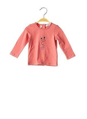 T-shirt stretch manches longues rose MARESE fille