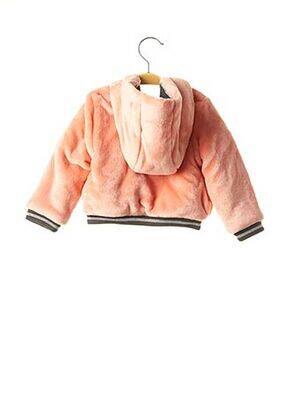 Doudoune manches longues a capuche rose MARESE fille
