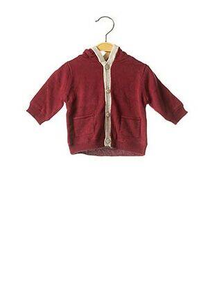Gilet manches longues imprimé fantaisie rouge MARESE enfant