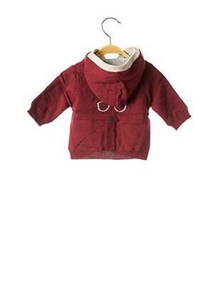 Gilet manches longues imprimé fantaisie rouge MARESE enfant