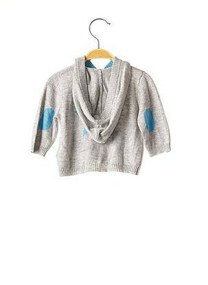 Gilet manches longues maille fine gris MARESE garçon
