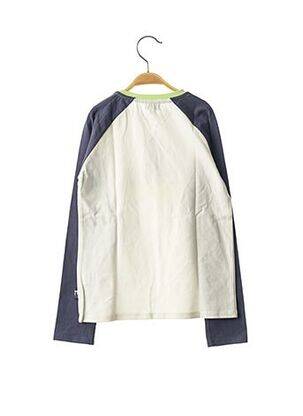 T-shirt imprimé fantaisie manches longues bleu NANO & NANETTE garçon