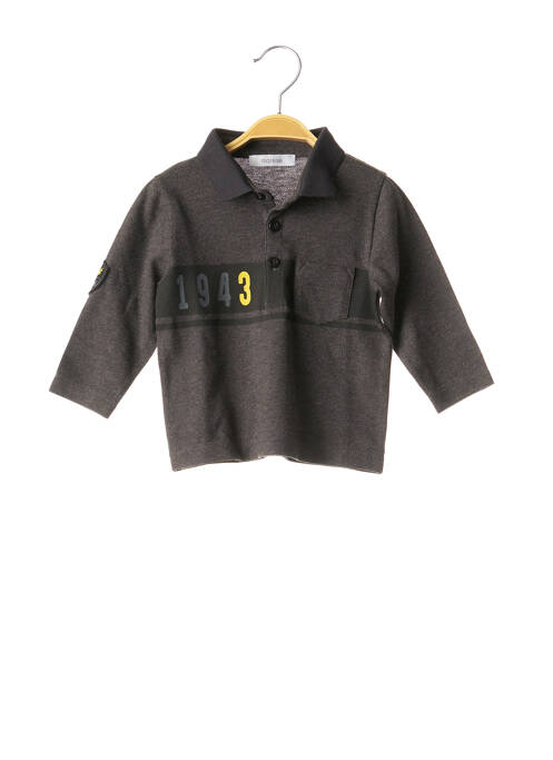 Polo manches longues manches longues gris MARESE garcon