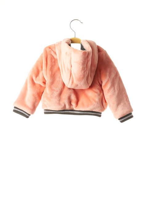 Doudoune manches longues a capuche rose MARESE fille