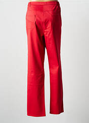 Pantalon droit rouge KARTING pour femme seconde vue