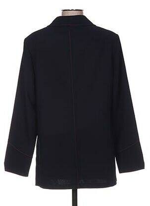 Veste chic fermeture boutonnée sur le devant bleu KARTING femme