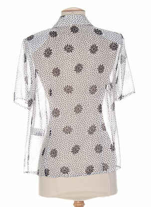 Chemisier imprimé fantaisie noir KARTING femme