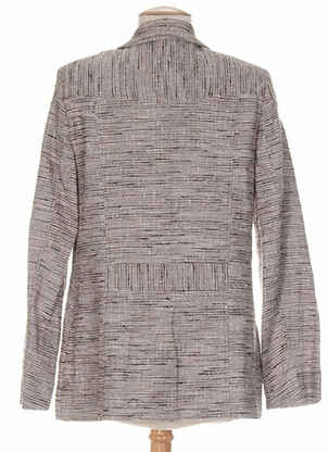 Veste casual col tailleur beige KARTING femme