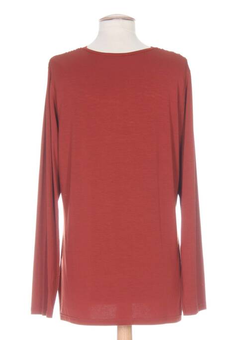 Blouse manches longues manches longues marron KARTING femme