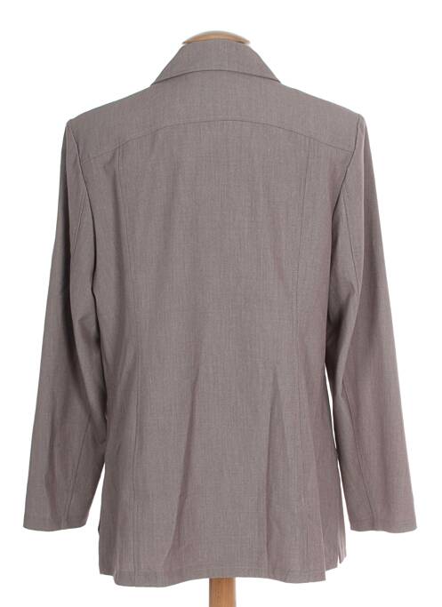 Veste casual col tailleur beige KARTING femme