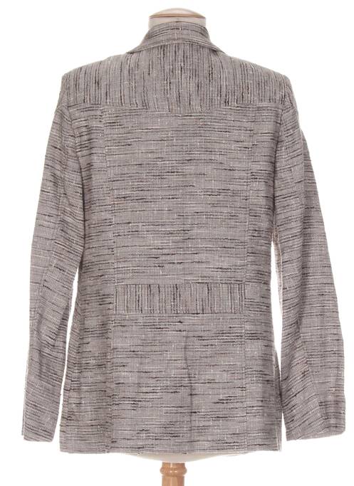 Veste casual col tailleur beige KARTING femme