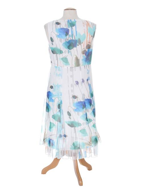 Robe mi-longue bleu KARTING pour femme