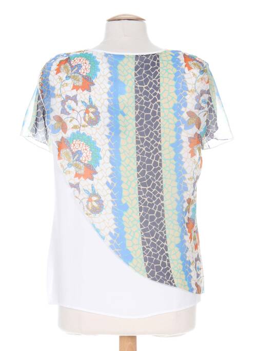 Top bleu KARTING pour femme