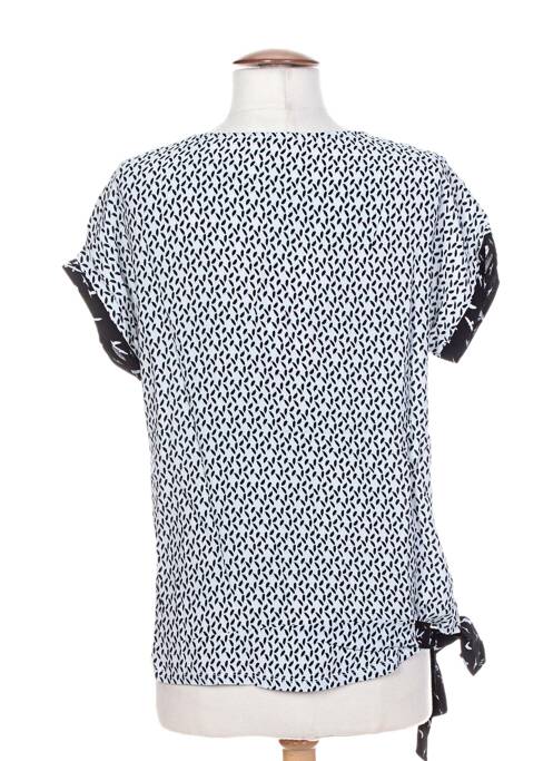 T-shirt imprimé fantaisie manches courtes blanc MALOKA femme