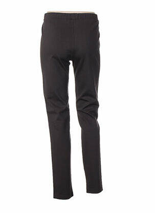 Pantalon droit taille élastique gris K'TENDANCES femme