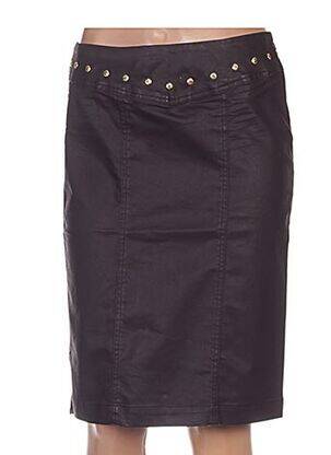 Jupe mi-longue fermeture zip latéral rouge PAUL BRIAL femme