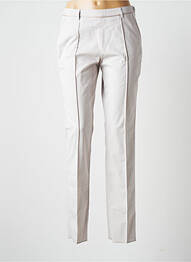 Pantalon slim stretch taille normale gris K'TENDANCES femme