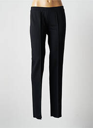 Pantalon droit taille élastique taille normale noir K'TENDANCES femme